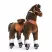 Лошадка Поницикл (Ponycycle) Чернобурка большой (Ux521) с ручным тормозом