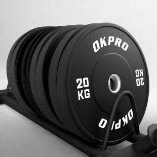 Диск бамперный резиновый 20 кг OKPRO OK2006-1