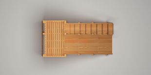Зимняя горка Савушка Зима Wood-3