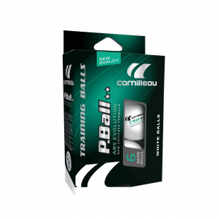 Мяч для настольного тенниса Cornilleau P-Ball ABS Evolution 2** (6 шт.)