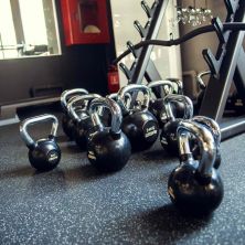 Гиря обрезиненная с хромированной ручкой PROFI-FIT 20 кг