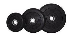 Диск обрезиненный Barbell 5 кг металлическая втулка